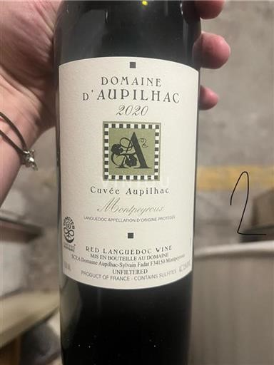 Langvedok Ni doloceno Domaine Aupilhac Aupilhac 2020