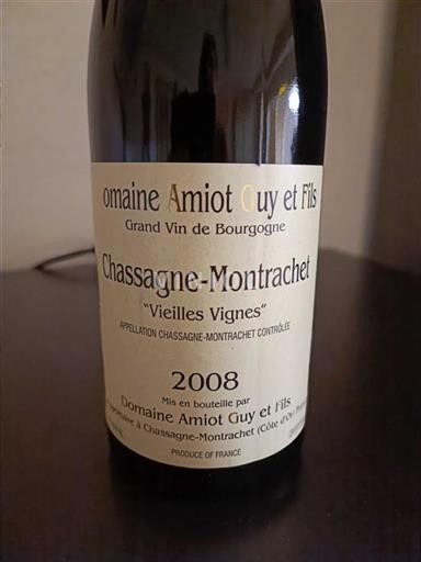 Burgund Chassagne-Montrachet Domaine Amiot Guy Et Fils Vieilles Vignes 2008