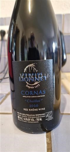 Valle del Rodano Cornas Domaine Lionnet Chaillot 2020