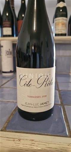 Vin Rouge sec Terrasses Jean-Luc Jamet 2020 France Vallée du Rhône Côte-rôtie AOC