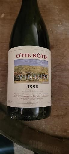Rhône-dalen Côte-rôtie Domaine Billon Christophe 1998