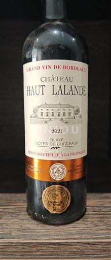 Bordeaux Blaye-Côtes-de-Bordeaux Château Haut Lalande 2021