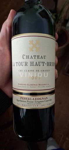Bordeaux Pessac-Léognan Grand Cru Château La Tour Hautbrion 2003