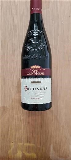 Vin Rouge sec Préférence Caves Saint-Pierre 2006 France Vallée du Rhône Gigondas