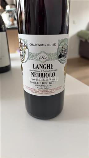 Piedmont Wines Langhe Comm. G.b. Burlotto 2023