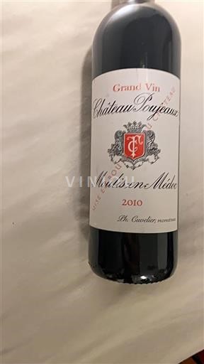 Bordeaux Moulis-en-Médoc Château Poujeaux 2010