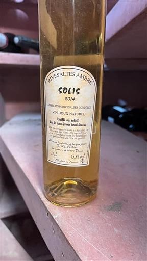 Roussillon Rivesaltes Domaine V. M. Riberé Solis 2014