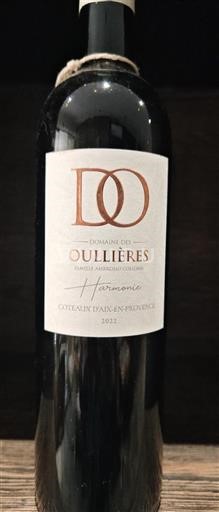 Provence Coteaux d'Aix-en-Provence Domaine Des Oullières Harmonie 2022