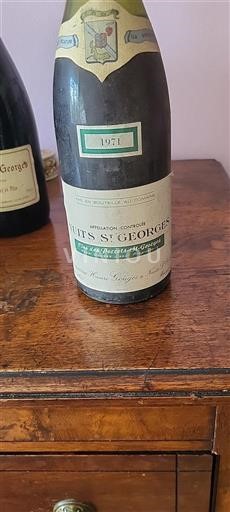 Burgundy Nuits-Saint-Georges Grand Cru Domaine Henri Gouges Clos des Porrets-St-Georges 1971