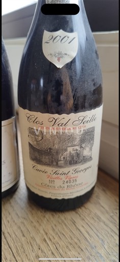Vallée du Rhône Côtes-du-rhône Clos Val Seille Saint Georges 2001