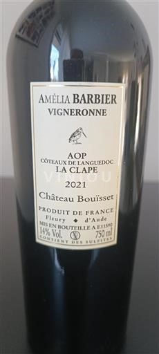Linguadoca La Clape Château Bouïsset Amélia Barbier Vigneronne 2021