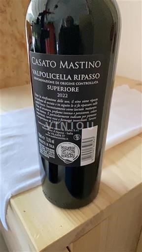 Veneto Valpolicella Ripasso Casato Mastino Valpolicella Ripasso Superiore 2022
