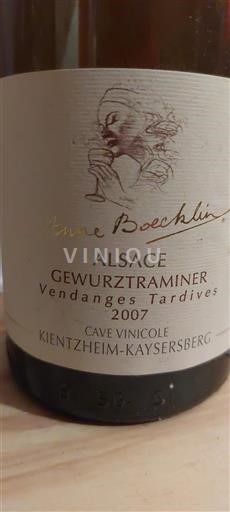 Alsazia Gewürztraminer Camille Braun Vendanges Tardives 2007
