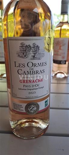 Languedoc-Roussillon Pays d'Oc Les Ormes De Cambra Grenache 2023