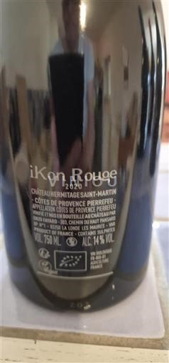Provenza Côtes-de-Provence Château Hermitage Saintmartin iKon Rouge 2020
