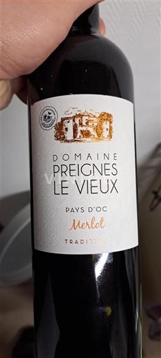 Languedoc in Roussillon Pays d'Oc Domaine Preignes Le Vieux Tradition 2020