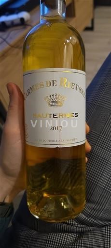 Burdeos Sauternes Carmes De Rieussec 2017