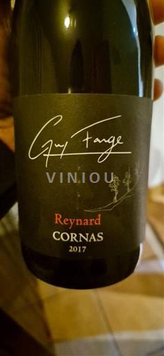 Údolí Rhôny Cornas Guy Farge Reynard 2017