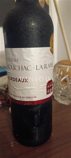 Bordeaux Unspecified Château Mouchacla Rame 2020