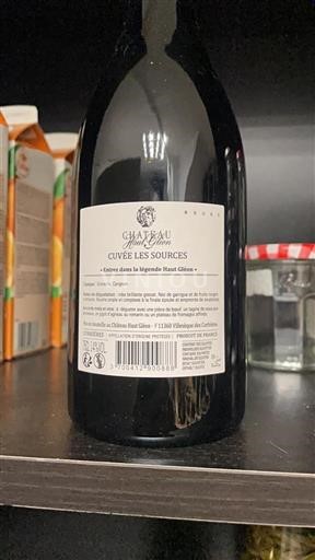 Languedoc Corbières Château Haut Gléon Les Sources 2020