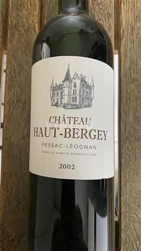 Bordeaux Pessac-Léognan Château Hautbergey 2002