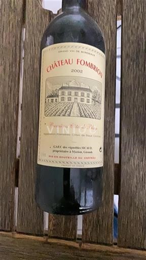 Bordeaux Château Fombrion 2002
