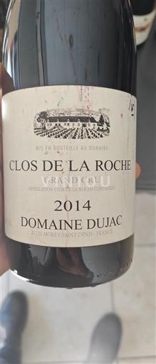 Bourgondië Clos-de-la-roche Grand Cru Domaine Dujac 2014