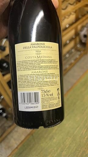 Veneto Valpolicella Costa Mediana Amarone della Valpolicella 2016