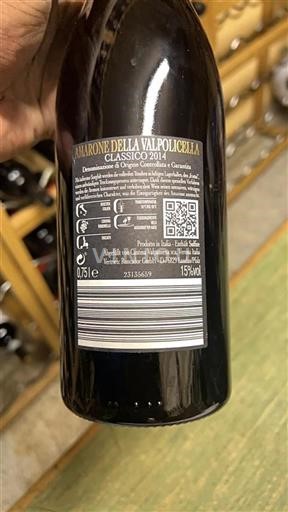 Veneto Amarone della Valpolicella Cantina Valpantena Classico 2014