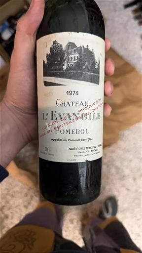 Bordeaux Pomerol Château L'evangile 1974