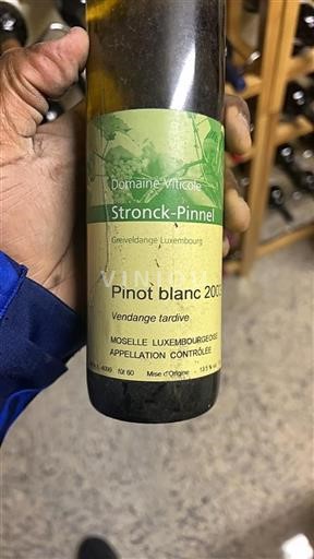 Mosella lussemburghese Non specificato Domaine Viticole Stronckpinnel Pinot blanc 2003