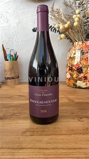 Vin Rouge sec Domaine La Croix Charrolles 2018 France Beaujolais Beaujolais Nouveau