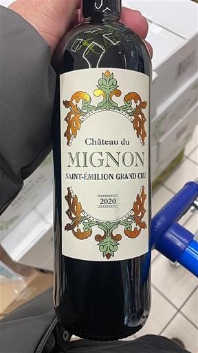 Bordeaux Saint-Émilion Grand Cru Grand Cru Château Mignon 2020