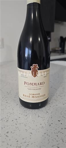 Burgund Pommard Domaine René Monnier Les Vignots 2017