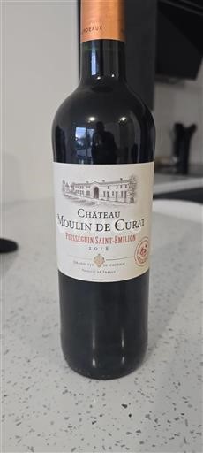 Bordeaux Puisseguin-saint-émilion Château Moulin De Curat 2018
