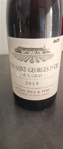 Bourgogne Ikke specificeret Premier Cru Dujac Fils & Père Aux Cras 2019