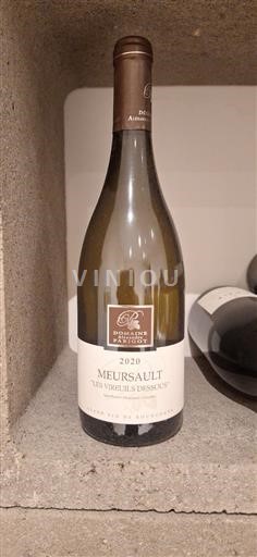 Burgundy Meursault Domaine Alexandre Parigot Les Vireuils Dessous 2020