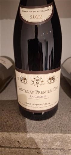Bourgogne Ikke specificeret Premier Cru René Lequincolin La Comme 2022