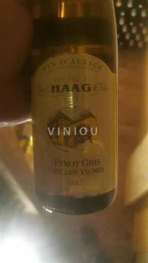 Alsace Unspecified Domaine Robert Haag & Fils Vieilles Vignes 2017