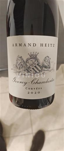 Bourgogne Gevrey-chambertin Armand Heitz Corvées 2020