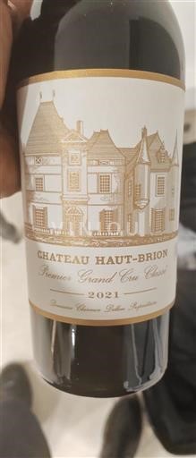 Bordeaux Pessac-Léognan Grand Cru Château Hautbrion 2021