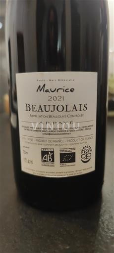 Beaujolais Château L'abbaye Saint Laurent Arpayé Maurice 2021