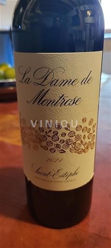 Bordeaux Saint-Estèphe Montrose La Dame de Montrose 2021