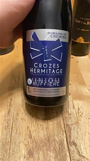 Vale do Ródano Crozes-Hermitage Domaine Des Chemins Jérôme & Rémy Buffière 2021