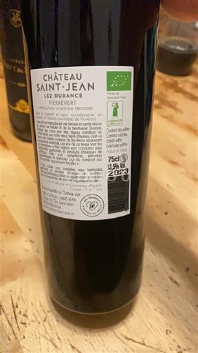 Valle del Rodano Pierrevert Château Saint Jean 2023