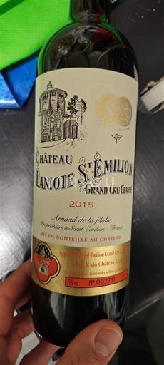 Bordeaux Nicht spezifiziert Grand Cru Château Laniote 2015