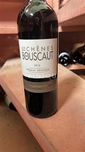 Bordeaux Pessac-Léognan Château Bouscaut Les Chênes de Bouscaut 2016