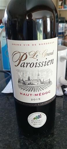 Bordeaux Haut-Médoc Le Grand Paroissien 2015