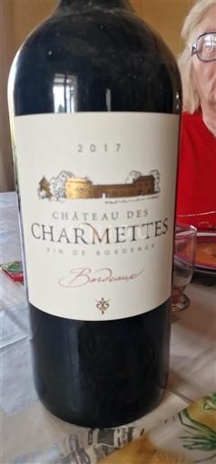 Burdeos Bordeaux Château Des Charmettes 2017