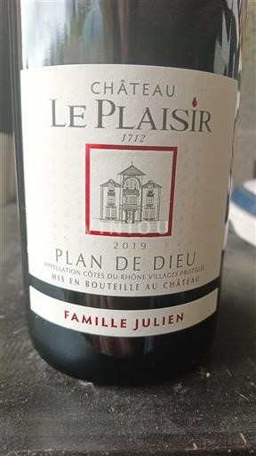 Rhônetal Côtes-du-Rhône-Dörfer Château Le Plaisir 2019